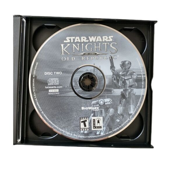 Star Wars Knights Of The Old Republic WINDOWS LucasArts Bioware 2003 4 Discs - Picture 5 of 12